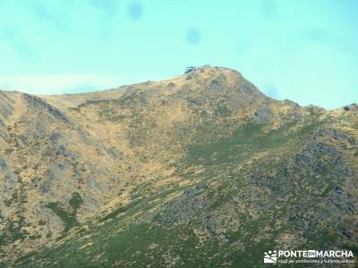 Pico Santuy; El Cerrón; sierra de madrid tiempo guia senderismo ruta en madrid